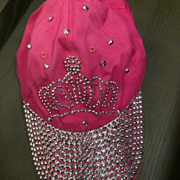 Pink Rhinestone baseball cap - Picture 3 of 4